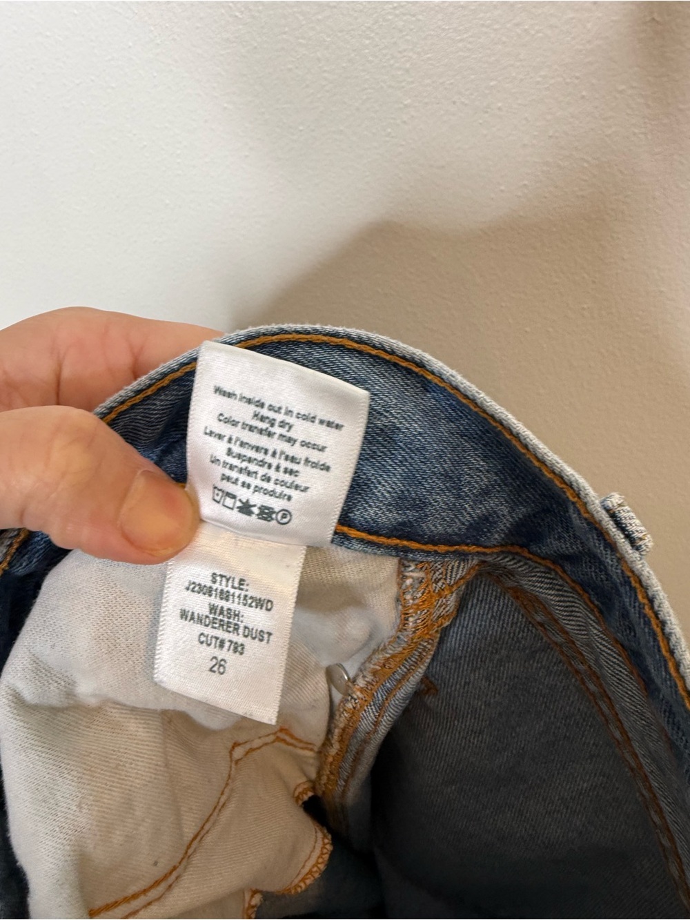 Veronica Beard Taylor Cropped High Rise Wide Leg raw hem Jeans Wanderer Dust 26 - Picture 10 of 14